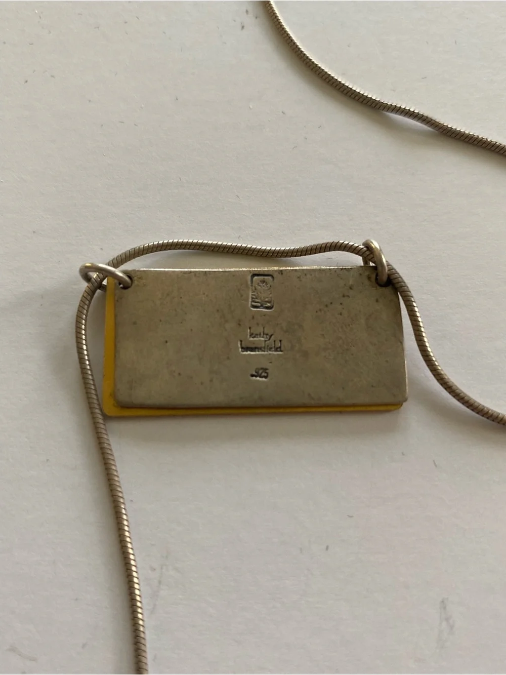 Kathy Bransfield I’ll be There inspirational necklace hand stamped